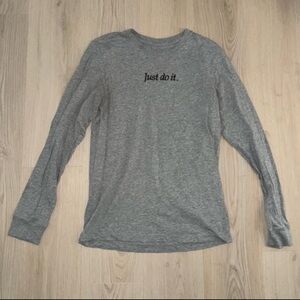 Nike “Just Do It’ Men’s Long Sleeve Shirt